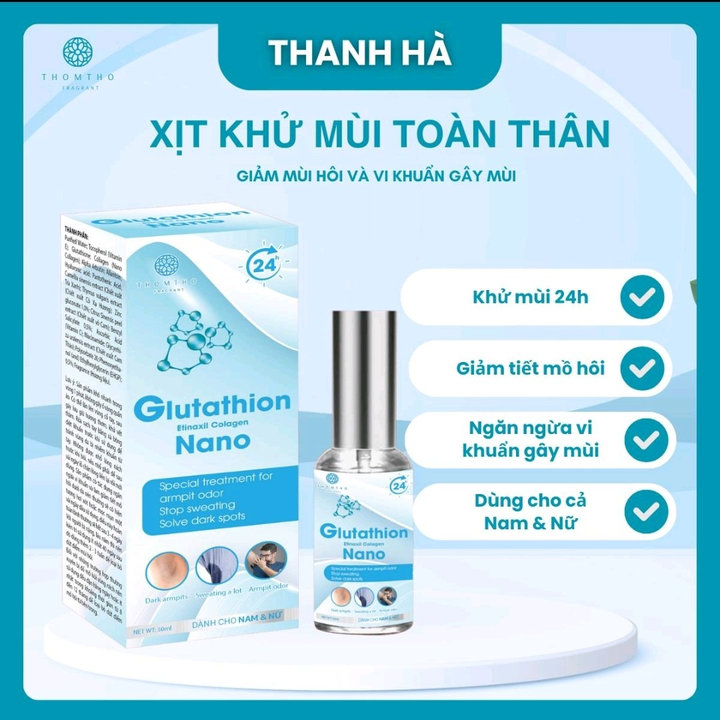 Xịt Hôi Nách Nano 3 Trong 1 Giảm Tiết Mồ Hôi,khử Mùi,thơm Tho -diophaco