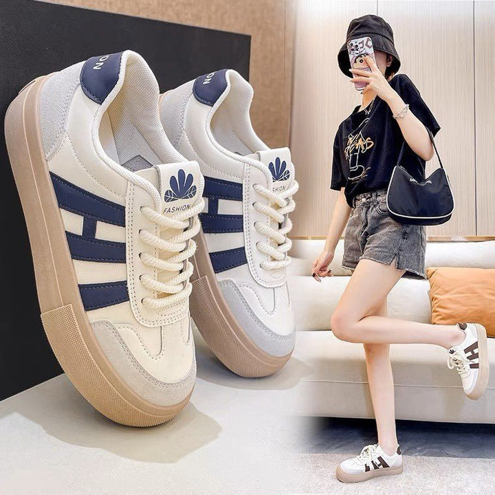 Giày Thể Thao Sneaker Dây Thừng đế Nâu Chữ Hi: êm Chân, Năng động, Thời Trang – Pipi Store