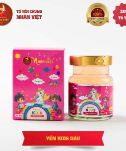 Yến Sào 30% Yến Chưng Sẵn Vị Dâu Tây Cho Bé Nhân Việt Kids – Nhân Việt