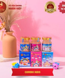 Bộ 3 Sản Phẩm Yến Sào 30% Yến Chưng Sẵn Cho Bé Nhân Việt Kids – Nhân Việt