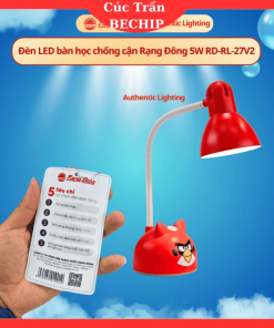 đèn Led Bàn Học Chống Cận Rạng đông 5w Rd-rl27v2-tiết Kiệm điện, ánh Sáng Vàng Chuẩn, Bảo Vệ Thi Lực – Ctb811