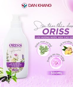 Sữa Tắm Thảo Dược Oriss Hương Nước Hoa Cao Cấp Dưỡng Da ẩm Mịn 3ooml