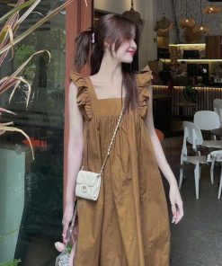 đầm Váy Nữ Chéo Dày Tay Cánh Tiên St686- Nana House