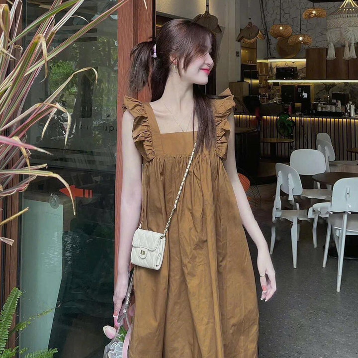 đầm Váy Nữ Chéo Dày Tay Cánh Tiên St686- Nana House