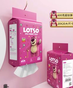 Bịch Khăn Giấy Khô Gấu Dâu Lotso 200 Tờ Dạng Rút Mềm Mại Sử Dụng đa Năng Tiện Lợi L024 – Lady’s Passion