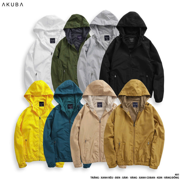 áo Khoác Dù Túi 401 – Akuba