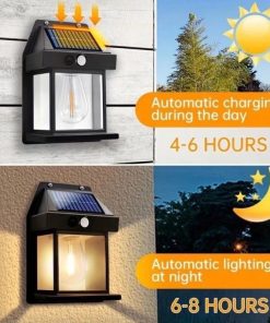 đèn Năng Lượng Mặt Trời Cảm Biến 3 Chế độ Sáng, Không Tốn điện – Nhà Quân Store