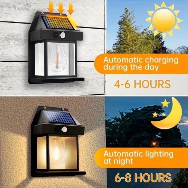đèn Năng Lượng Mặt Trời Cảm Biến 3 Chế độ Sáng, Không Tốn điện – Nhà Quân Store