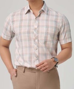 áo Sơ Mi Nam Caro Merriman Mã Thmos484 Sợi Bamboo Cao Cấp