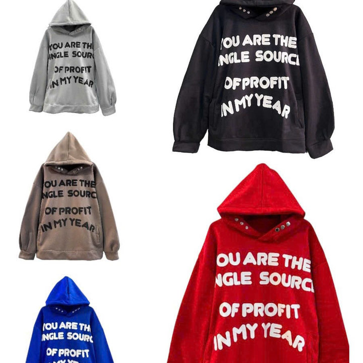 áo Hoodie Logo In Nổi Nhiều Màu, Nón Rộng 2 Lớp Vải Chính, Có Nút Bấm Nón, 4 Túi Trước Và Sau Có Dây Luồng Nón, From To-sht174-minh Hà House