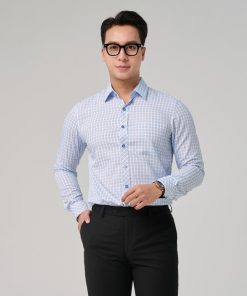 áo Sơ Mi Nam Caro Tay Dài Merriman Mã Thmol482 Chất Liệu Bamboo