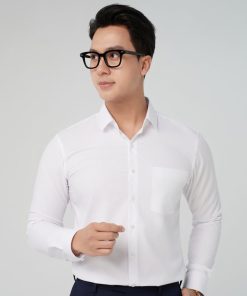 áo Sơ Mi Trắng Nam Công Sở Dài Tay Merriman Mã Thmol491