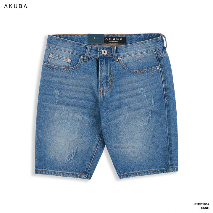Quần Short Jean Form Slimfit 01dp1067- Akuba