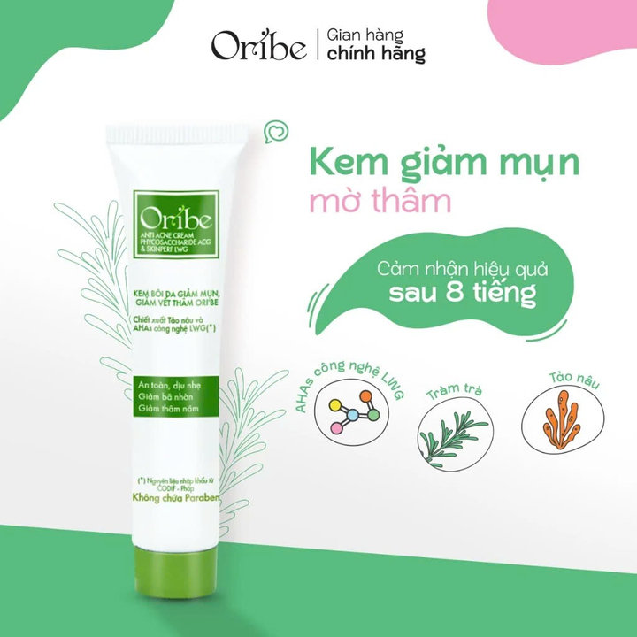 Kem Chấm Mụn Oribe Giảm Mụn ẩn Mờ Thâm Liền Sẹo 20g