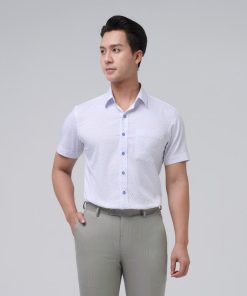 áo Sơ Mi Casual Họa Tiết Merriman Mã Thmcs236