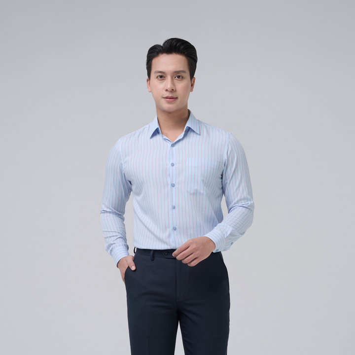 áo Sơ Mi Nam Caro Sợi Tre Merriman Mã Thmos483