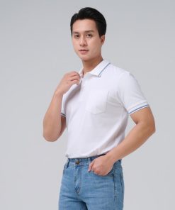 áo Polo Nam Màu Trắng Cao Cấp Merriman Mã Thmts057