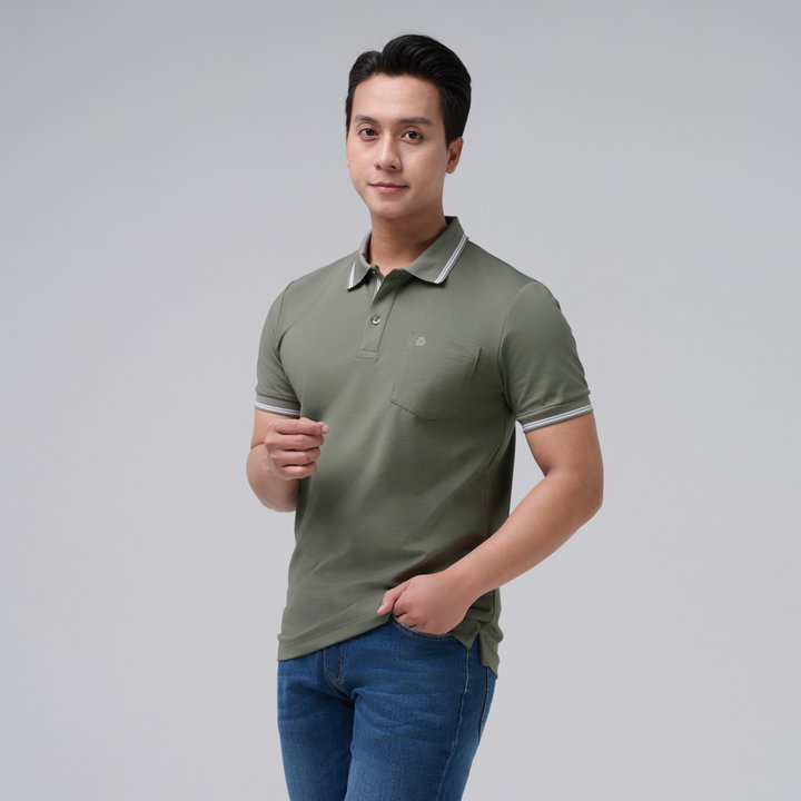 áo Polo Nam Cao Cấp Merriman Mã Thmts057 Màu D.green