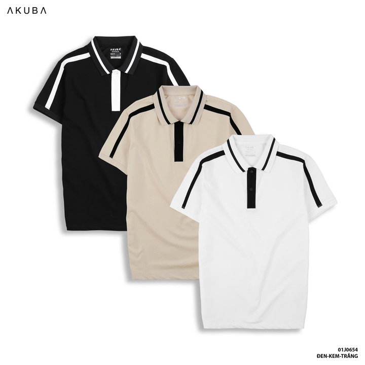 áo Thun Cổ Polo 01j0654 Form Slimfit – Akuba