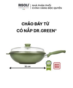 Chảo Rán Chống Dính Có Nắp , Nhôm Hợp Kim – 00081drin/32 – Risolì