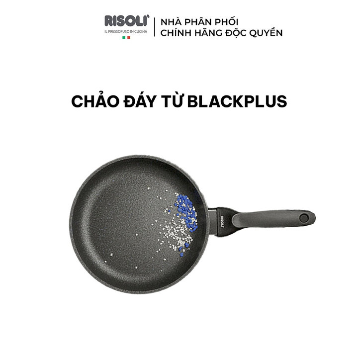 Chảo đáy Từ Blackplus (size: 20,24,28,32) – 00103bpin/20,24,28,32 – Risolì