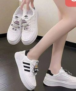 Giầy Thể Thao 3 Vạch Mẫu Mới, Có Stecker đễ Thương, Trẻ Trung Năng động( Size 36-40)- Haanh