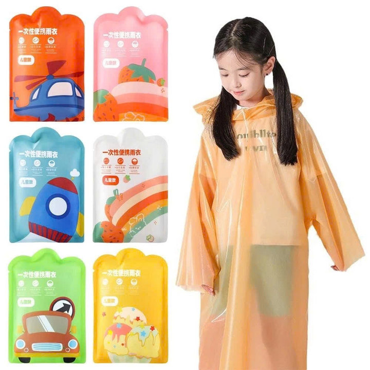 Set 7 áo Mưa 1 Lần Siêu Dai Cho Bé – Su