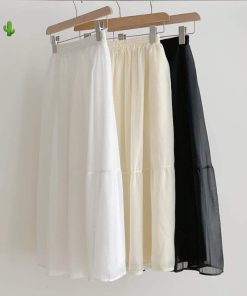 Chân Váy Voan Tơ 2 Lớp – Lê Phương Boutique