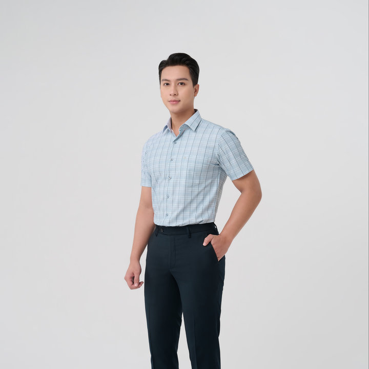 áo Sơ Mi Nam Công Sở Cao Cấp Merriman Mã Thmos471 Màu B.grey