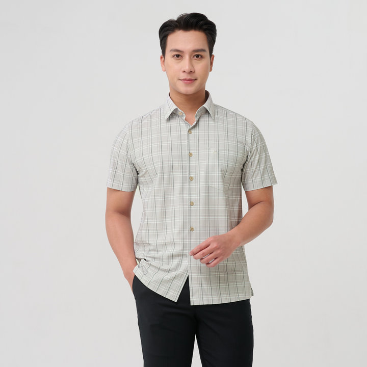 áo Sơ Mi Nam Công Sở Cao Cấp Merriman Mã Thmos471 Màu M.grey