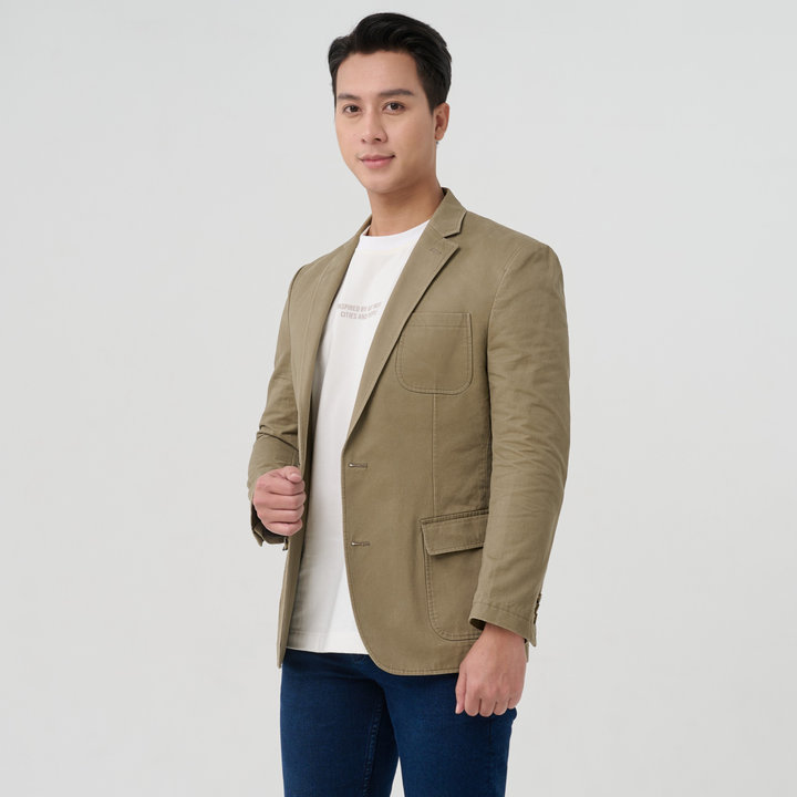 áo Vest Blazer Nam Merriman Mã Thmov056 Màu Olive