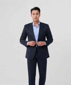 Vest Bộ Nam Màu Xanh Navy Merriman Mã Thmov057 Chất Liệu Nano