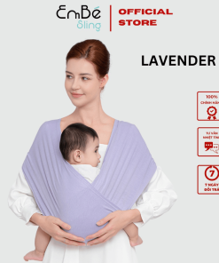 địu Vải Màu Lavender Dòng Flex Và Flex Plus Dưới 75kg Cho Bé Từ 0-24 Tháng Tuổi – địu Vải Cao Cấp Embé Sling