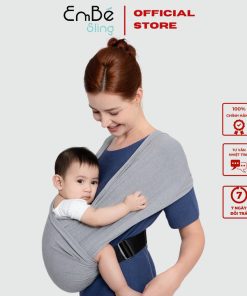 địu Vải Màu Grey Dòng Flex Và Flex Plus Dưới 75kg Cho Bé Từ 0-24 Tháng Tuổi – địu Vải Cao Cấp Embé Sling