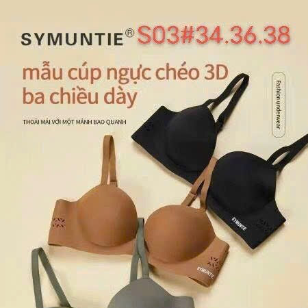 áo Ngực Chéo 3d Ba Chiều Dày Size 34-38 Dành Cho Nữ
