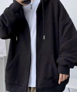 áo Khoác Hoodie Zipper Nỉ Nam Nữ Unisex Trơn – Ausa House