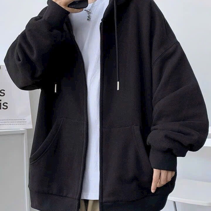 áo Khoác Hoodie Zipper Nỉ Nam Nữ Unisex Trơn – Ausa House