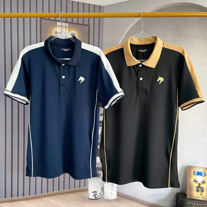 áo Thun Nam, Nữ Polo Cao Cấp Phối Logo – Soo1990