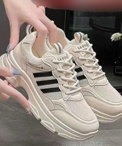 Giầy Thể Thao Cao Cấp Fashion & Sport đế Cao 5cm, đế Nhẹ, Trẻ Trung Năng động- Haanh