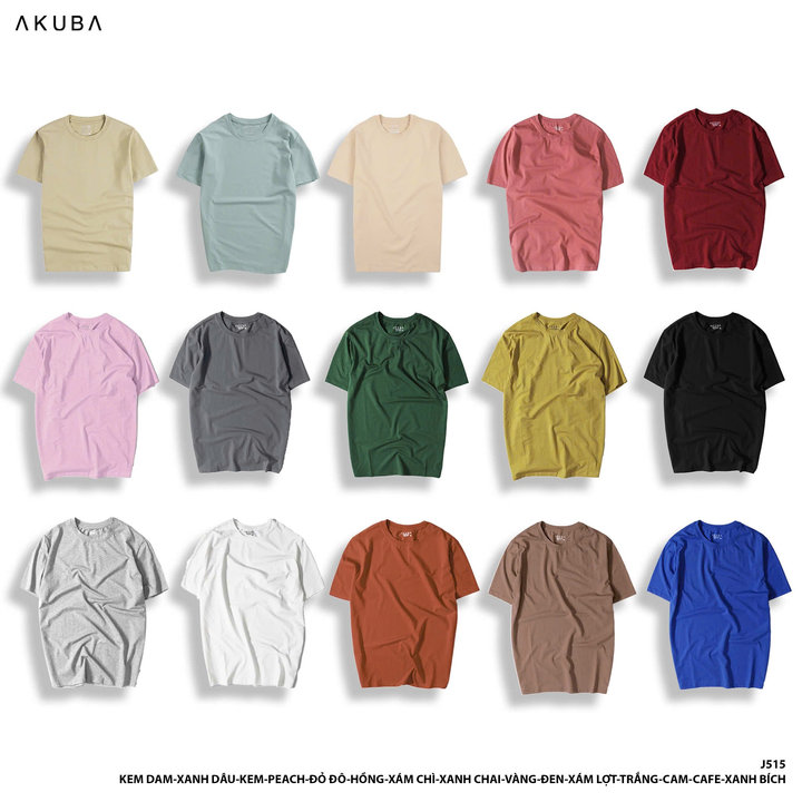 áo Thun Tay Ngắn Form Slimfit J515 – Akuba