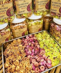 Bánh Tai Heo Cốt Dừa 3 Vị độc đáo, Gởi Trọn Yêu Thương 500g – Winnie House