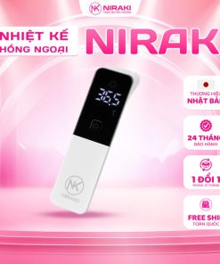 Nhiệt Kế Hồng Ngoại Niraki, độ Chính Xác Cao – đo Chán, đo Tai, đo Cơ Thể, đo Nhiệt độ Phòng Bảo Hành Chính Hãng 24 Tháng