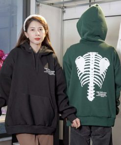 áo Khoác Nỉ Hoodie Xương Dễ Thương Nam Nữ. Chất Nỉ Lót Bông. Hàng Y Hình