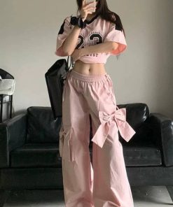 Quần Dù Nữ Cột Nơ Phong Cách Hàn Quốc Hot Trend- Htm Fashion
