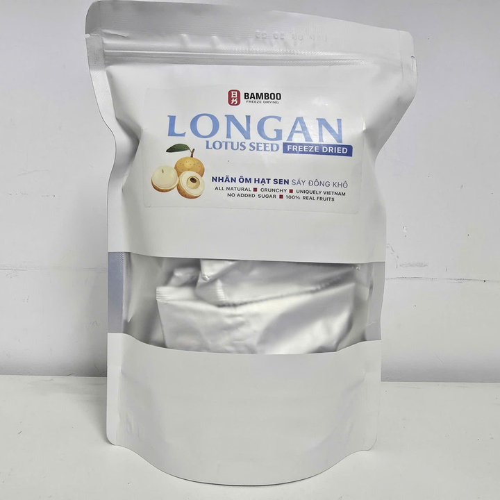 Nhãn ôm Hạt Sen Sấy đông Khô 100g/50g/30g – Nsa01g Bamboo Freeze Dry
