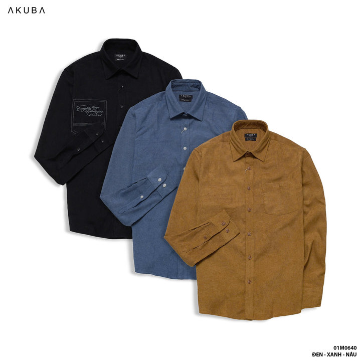 áo Sơ Mi Tay Dài Form Regular 01m0640 – Akuba