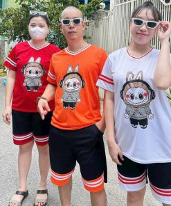 đồ Bộ Thể Thao Nam Nữ Unisex Labubu Có Viền- Ausa House
