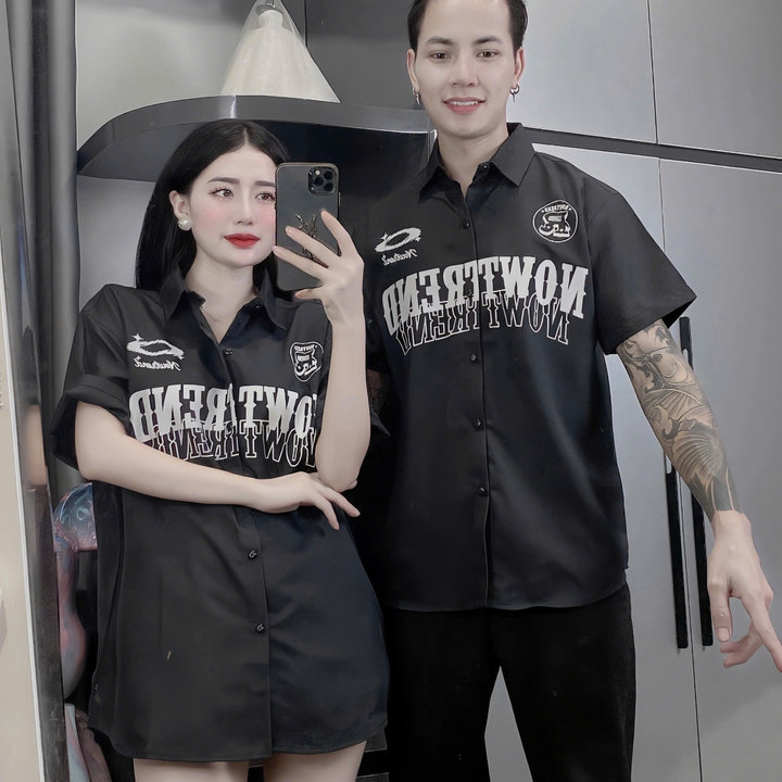 áo Sơ Mi Cotton Tay Ngắn Nam, Nữ Mới – Soo1990