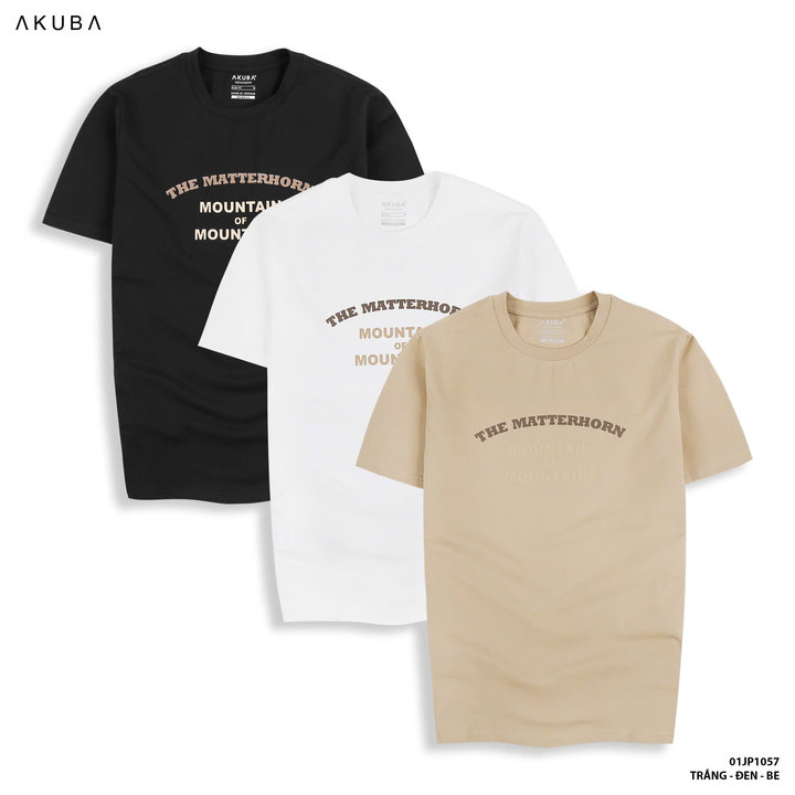 áo Thun Tay Ngắn Form Slimfit 01jp1057 – Akuba