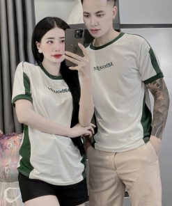 áo Thun Nam, Nữ Cotton Cổ Tròn Phối Mới – Soo1990